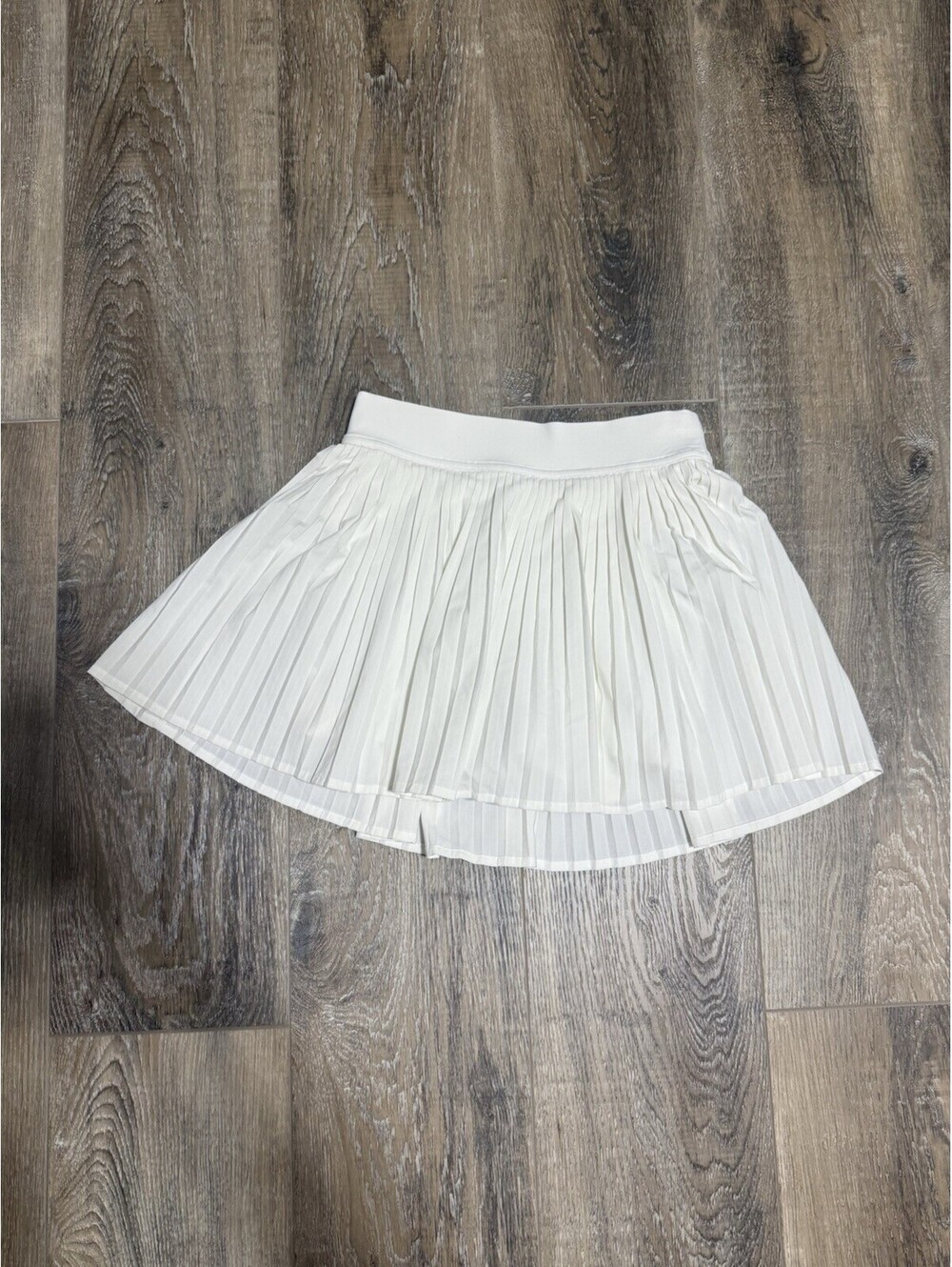Lululemon Varsity High-Rise Pleated Tennis Skirt White Athletic Skort 2